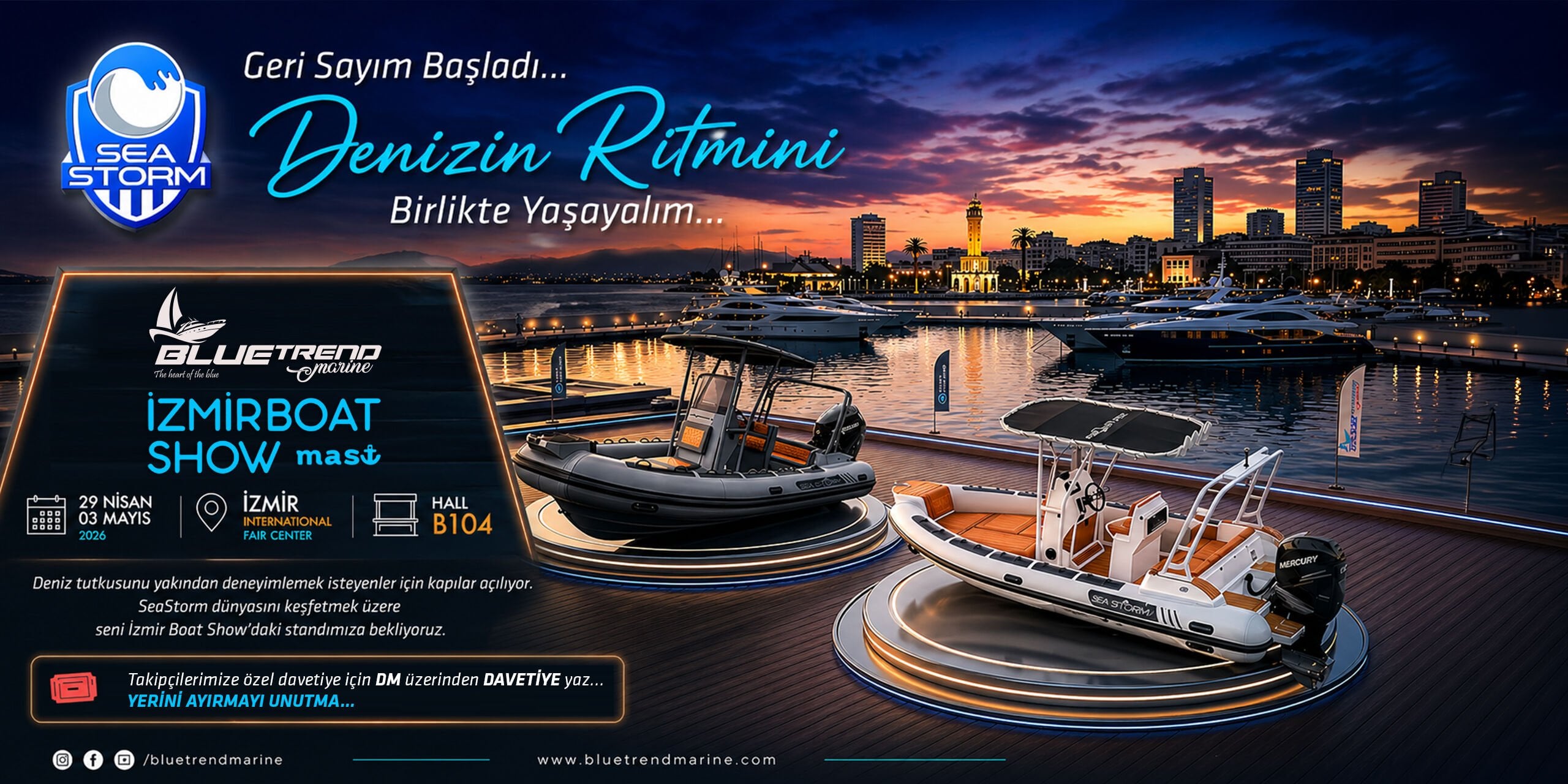 İzmir Boat Show'dayız