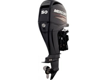 Mercury 50HP Uzun Şaft Marşlı-Direksiyonlu-Trimli ve Enjeksiyonlu Deniz Motoru