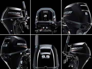 Mercury 9.9HP Kısa Şaft Manuel Deniz Motoru