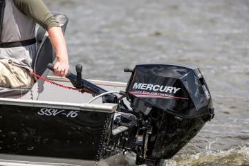 Mercury 20HP Uzun Şaft Marşlı-Trimli ve Enjeksiyonlu Deniz Motoru
