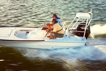 Tohatsu 60 HP EFI Uzun Şaft Marşlı-Trimli Direksiyon Sistemli Deniz Motoru