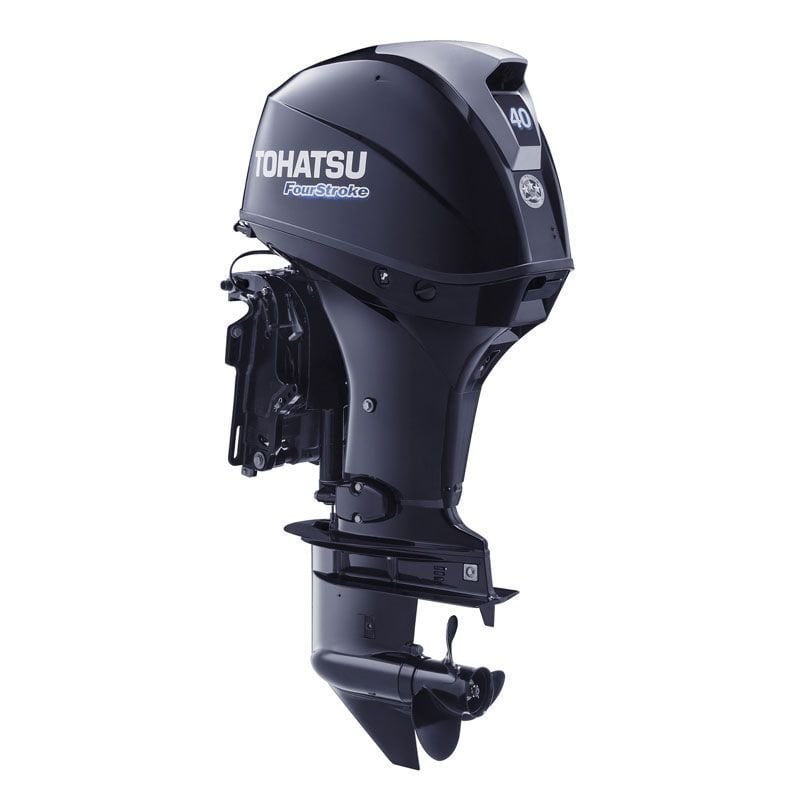Tohatsu 40 HP EFI Uzun Şaft Marşlı-Trimli Direksiyon Sistemli Deniz Motoru