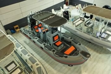 Sea Storm RSP-540 Alüminyum Gövde Konsollu Rollbarlı Hypalon Şişme Bot