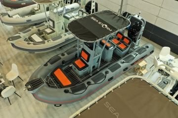 Sea Storm RSP-540 Alüminyum Gövde Konsollu Rollbarlı Hypalon Şişme Bot