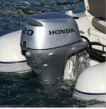 Honda 20 Uzun Şaft Marşlı Trimli Direksiyonlu Deniz Motoru