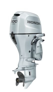 Honda 100 Uzun Şaft Marşlı Trimli Direksiyonlu Deniz Motoru