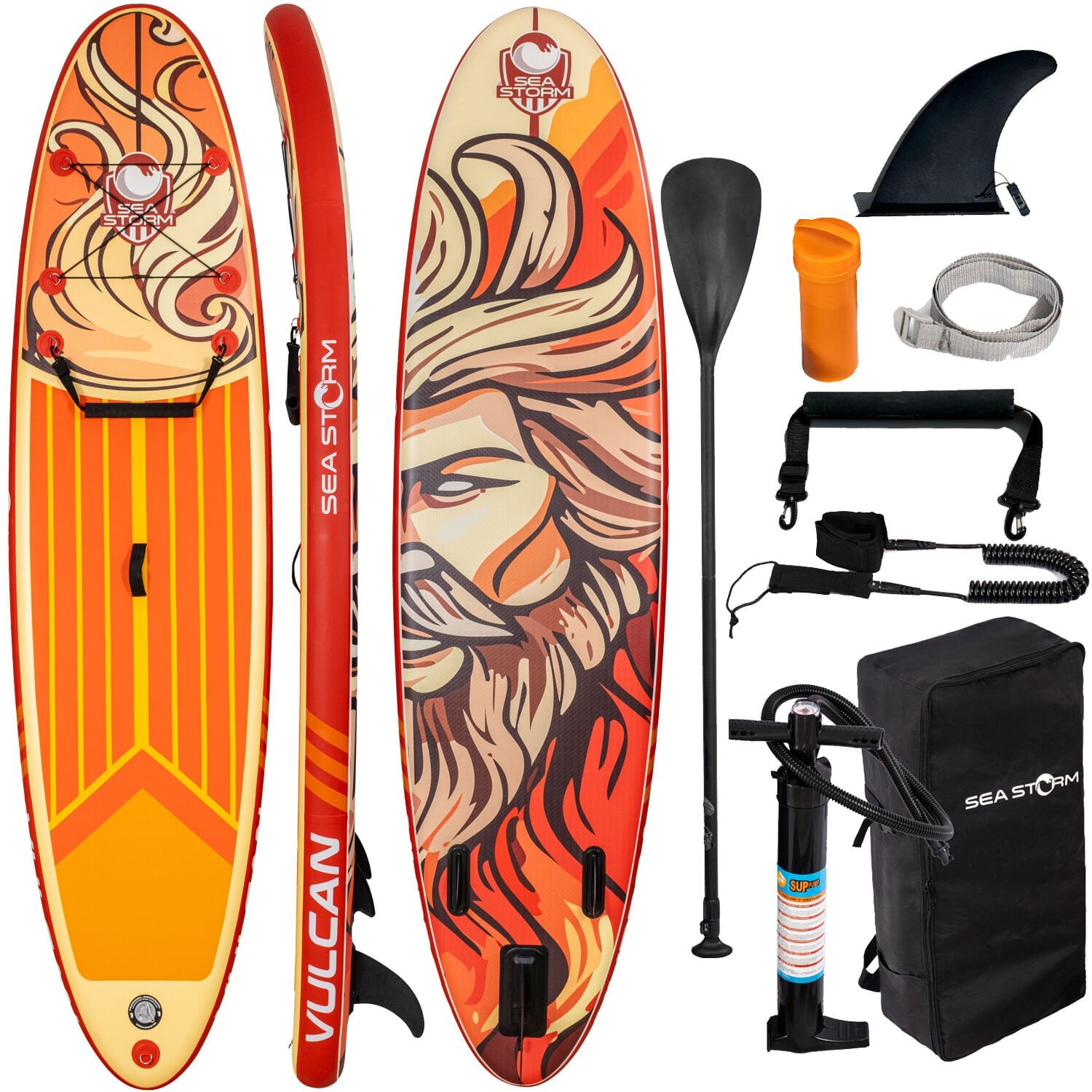 Sea Storm SUP Şişme Sörf Tahtası Stand Up Paddle Board 320*79*15 cm Model.4 VULCAN