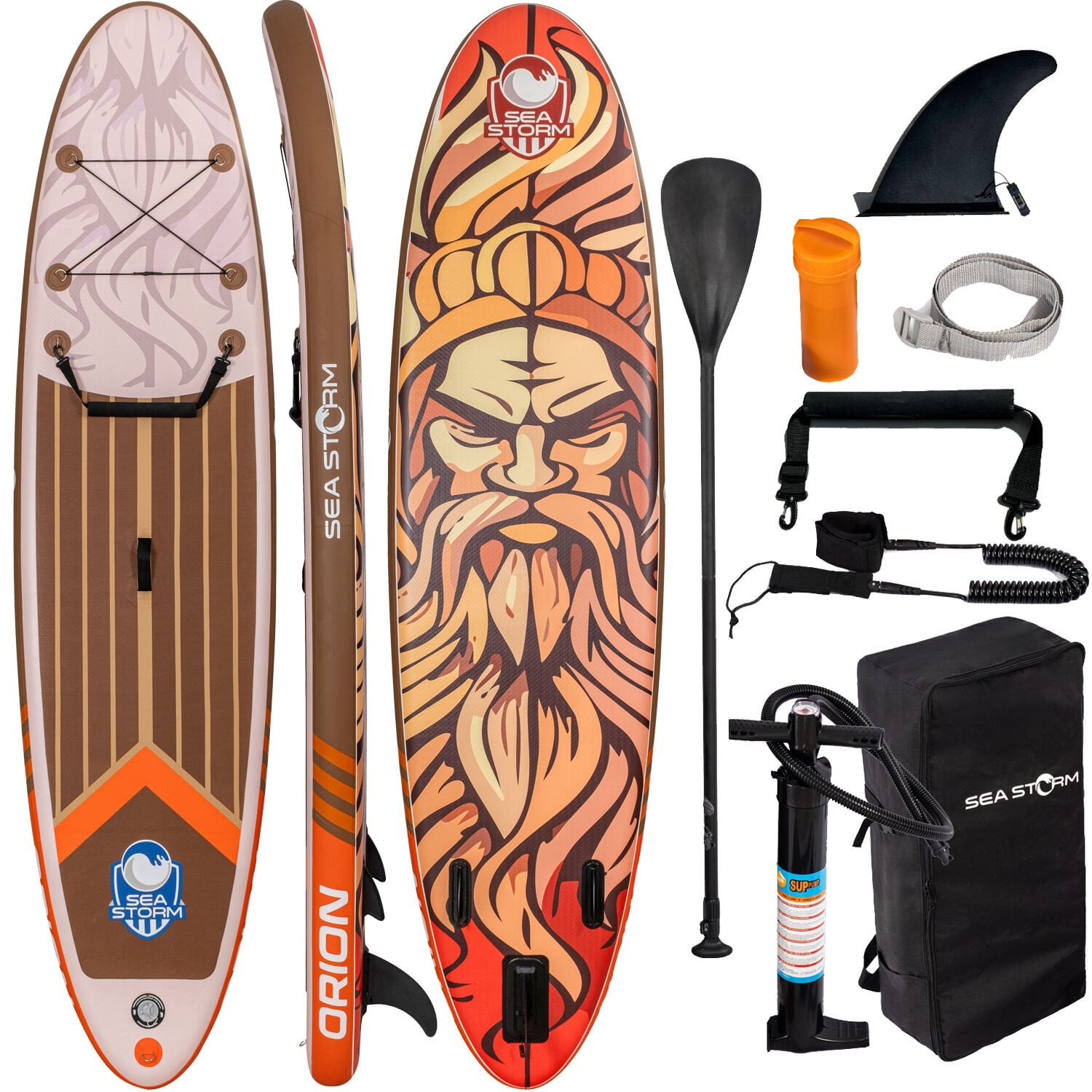 Sea Storm SUP Şişme Sörf Tahtası Stand Up Paddle Board 320*79*15 cm Model.3 ORION