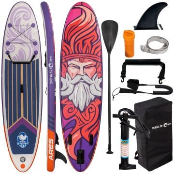 Sea Storm SUP Şişme Sörf Tahtası Stand Up Paddle Board 320*79*15 cm Model.6 ARES