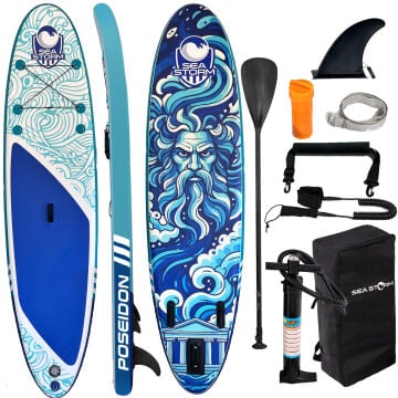 Sea Storm SUP Şişme Sörf Tahtası Stand Up Paddle Board 320*79*15 cm Model.7 POSEIDON