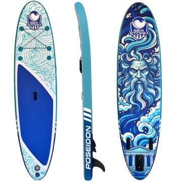 Sea Storm SUP Şişme Sörf Tahtası Stand Up Paddle Board 320*79*15 cm Model.7 POSEIDON