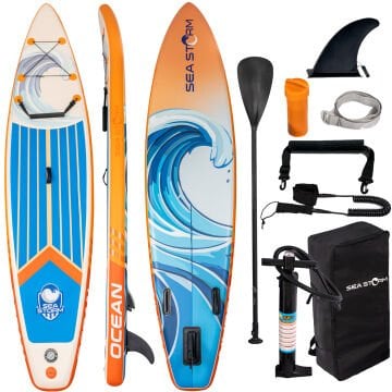 Sea Storm SUP Şişme Sörf Tahtası Stand Up Paddle Board 360*81*15 cm Model.1 OCEAN